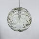 Doria leuchten glass hanging lamp , 1970s