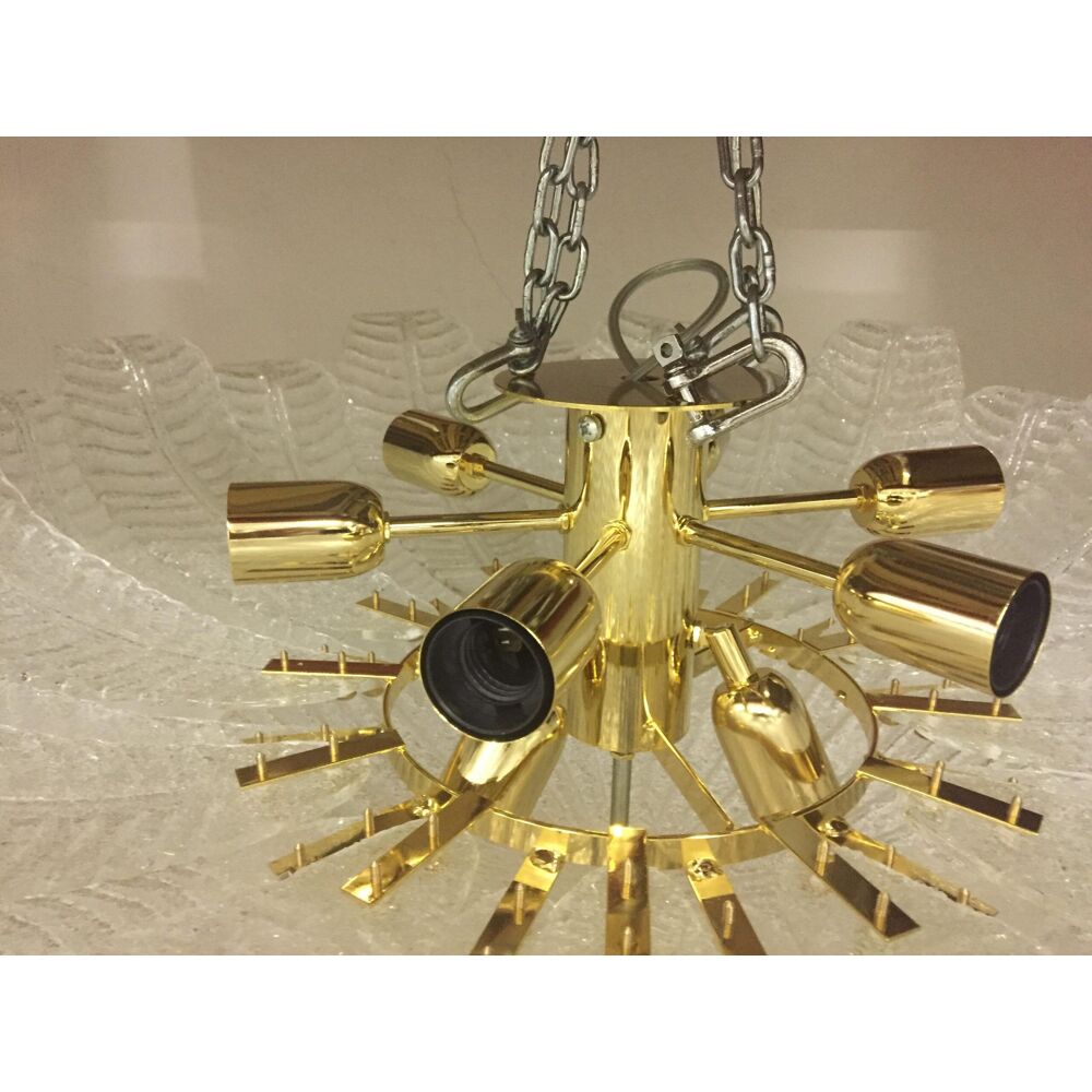 Murano glass flush mount