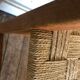 Chair made of wood and rope