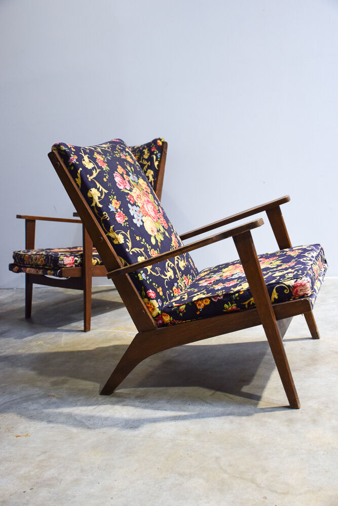 Pair of armchairs by Parker Knoll model Dutey 1960'