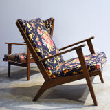 Pair of armchairs by Parker Knoll model Dutey 1960'