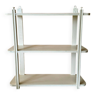 Early 20th century wooden wall shelf