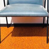 Pair of armchairs model Robert by Pierre Guariche for Meurop. Vintage 60s.