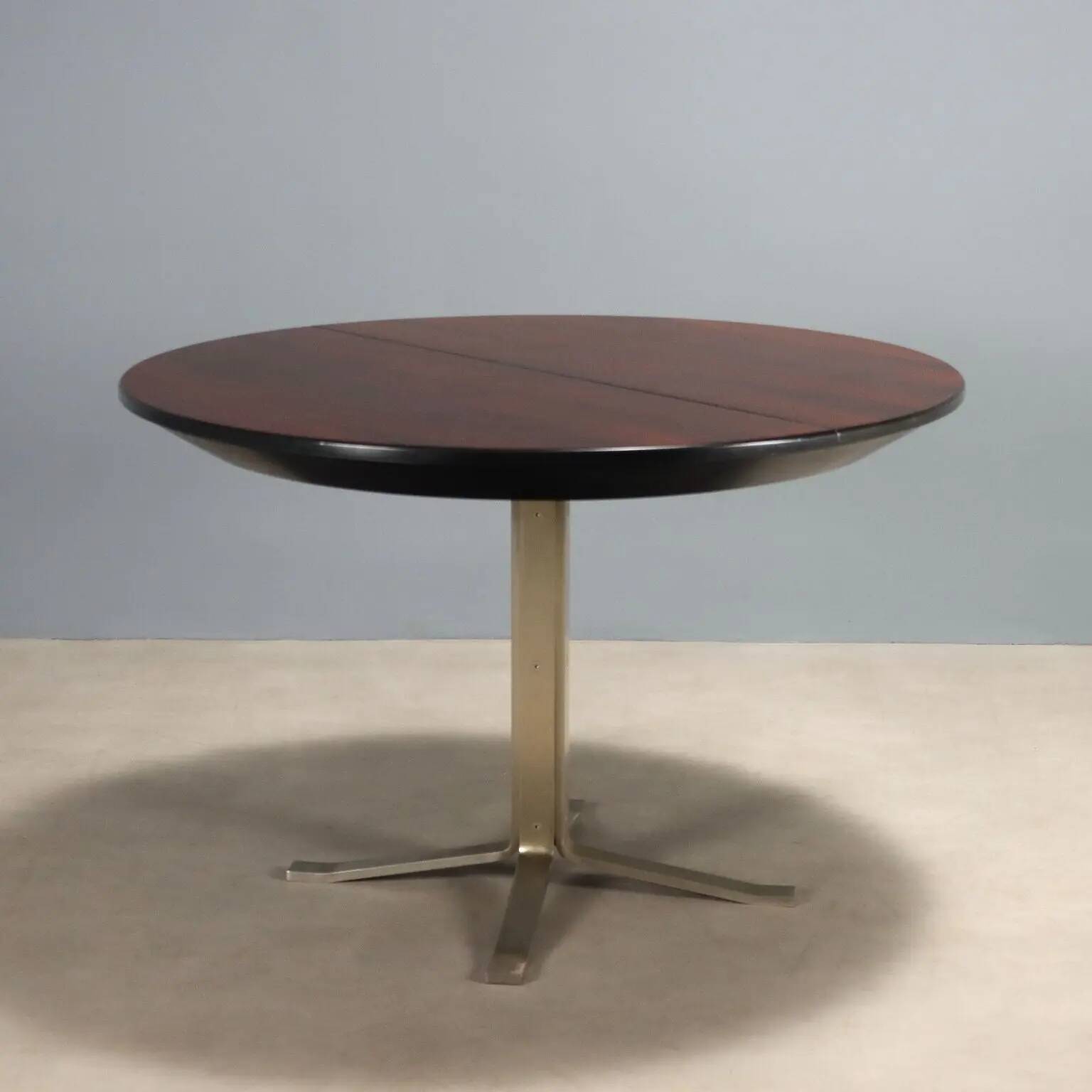 Formanova table vintage design G. Moscatelli in wood, Italy, 1970s