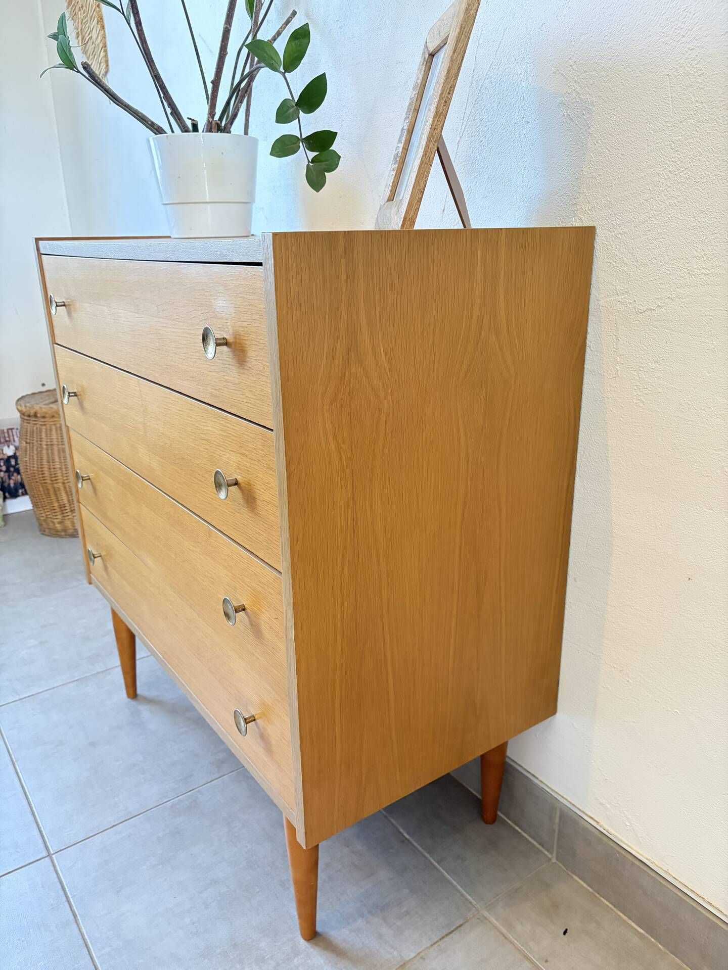 Vintage Scandinavian commode from the 1960s.
