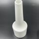 Pair of vintage white ceramic bud vases
