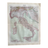 Old map of Italy