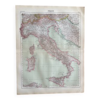 Old map of Italy