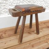 Old wooden stool