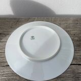 10 assiettes à dessert en porcelaine de Limoges blanches