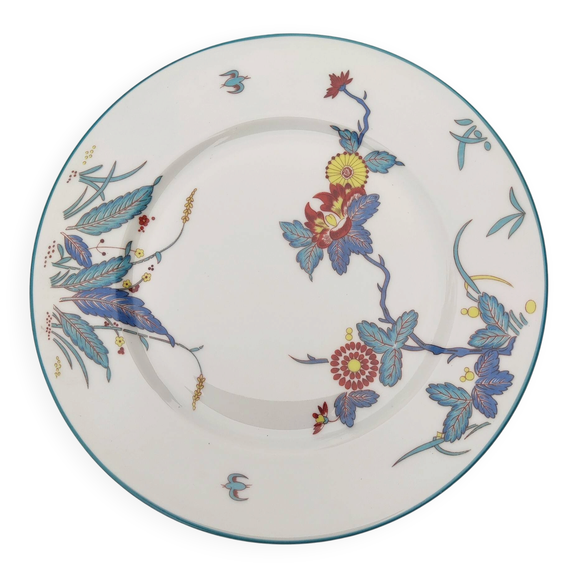10 flat plates in Limoges porcelain - Haviland