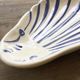 "Seashell" ceramic ravier
