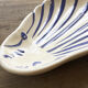 "Seashell" ceramic ravier