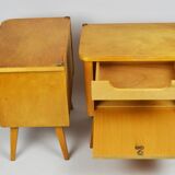 Pair of bedside tables, 1970s