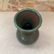 Old vase le cep green & red sandstone made in france vintage