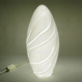 Italian art glass disc table lamp by Vetri Murano, 1970