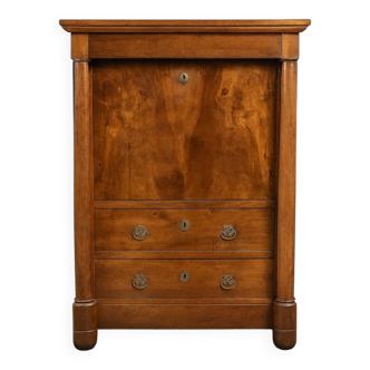 Empire period walnut secretary