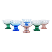 Ensemble de bols à dessert, design italien, années 1970, production : Italie