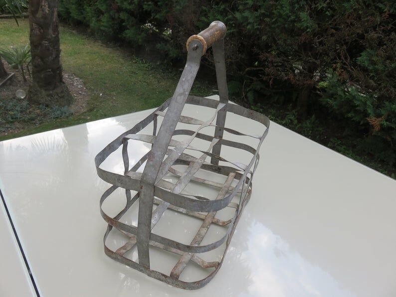 Zinc bottle holder dating from the 30s 40s