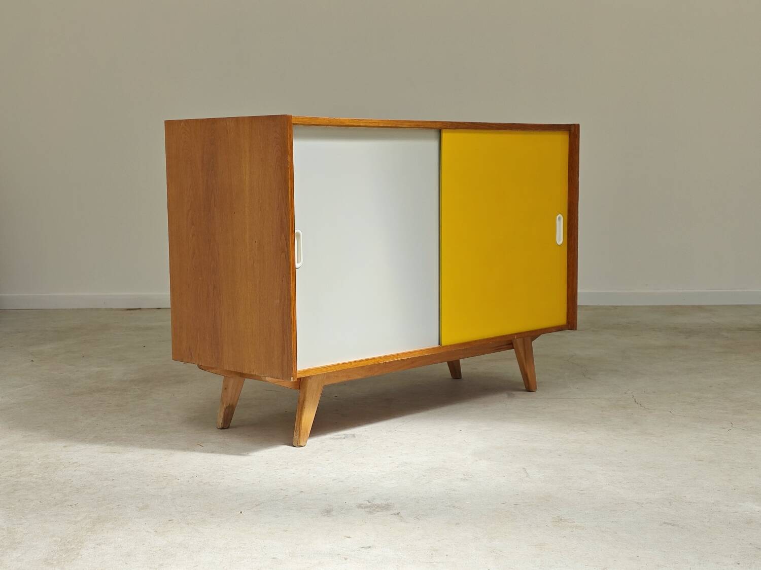 Yellow U 452 Commode Sideboard by Jiri Jiroutek for Interier Praha 1960