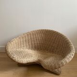 Rattan armchair