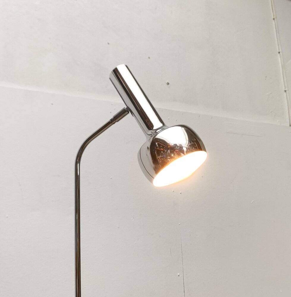 Mid-century minimalist floor lamp by the SLZ team for Swisslamps International, 1960s.