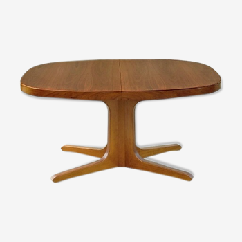 Expandable Danish teak vintage table 1960