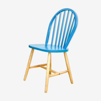 Chaise scandinave bleue