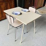 2 formica chairs - eiffel legs