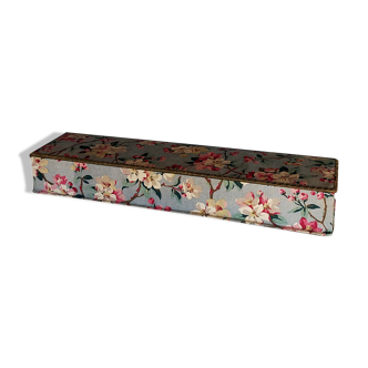 Ancient cherry blossom fabric box 1940
