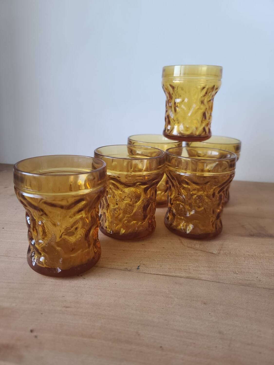 Water glass - old orangeade glass (1970s) "Bahia" model by B