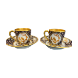 Pair of bird bernardaud cups