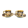 Pair of bird bernardaud cups