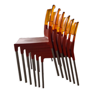 Chaise scab diva orange - transparent