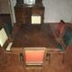 Art deco style dining room table and 6 chairs
