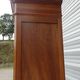 Large antique wardrobe in solid walnut