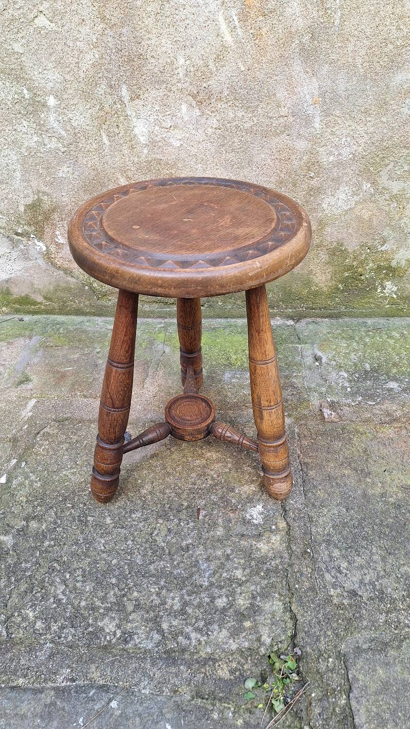 Wooden stool