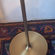 Walter von Nessen brass swivel-arm floor lamp with uplight, 1960s
