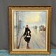 Painting signed "Parisienne".