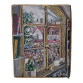 Huile sur toile