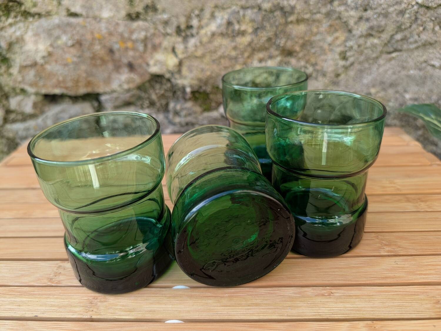 Green Verres bobbins from the 70s.