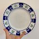 Set of 4 vintage plates model Axelle de Sarreguemines