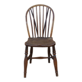 Chaise windsor en bois massif, angleterre, xixe siècle