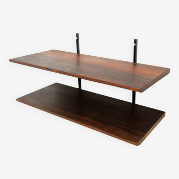 Scandinavian wall shelf in rosewood, Denmark, 1960