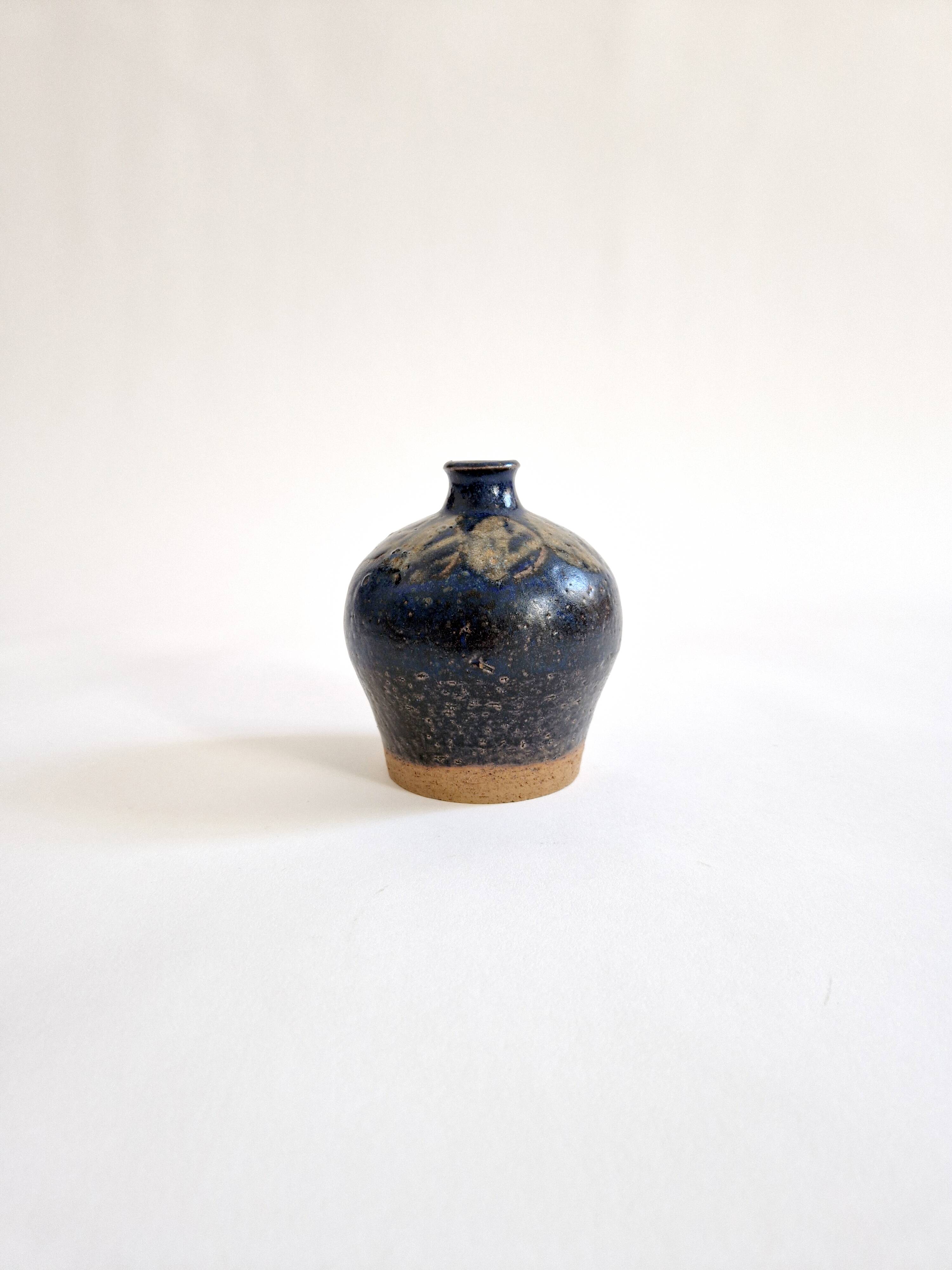 Ceramic soliflore by Nis Stougaard Svaneke, Denmark circa 1970