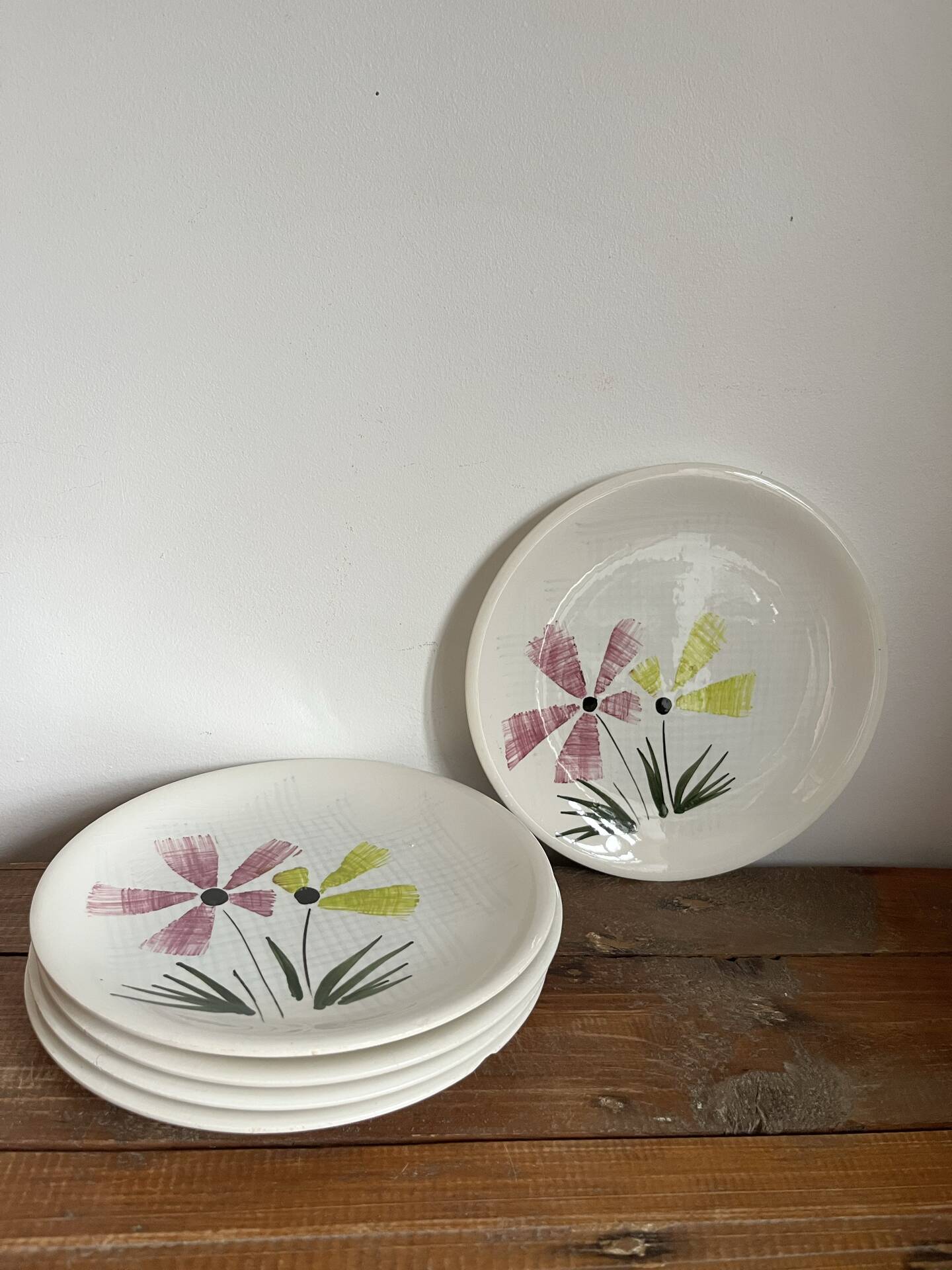 5 dessert plates