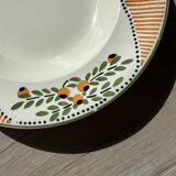 5 Longwy hollow plates