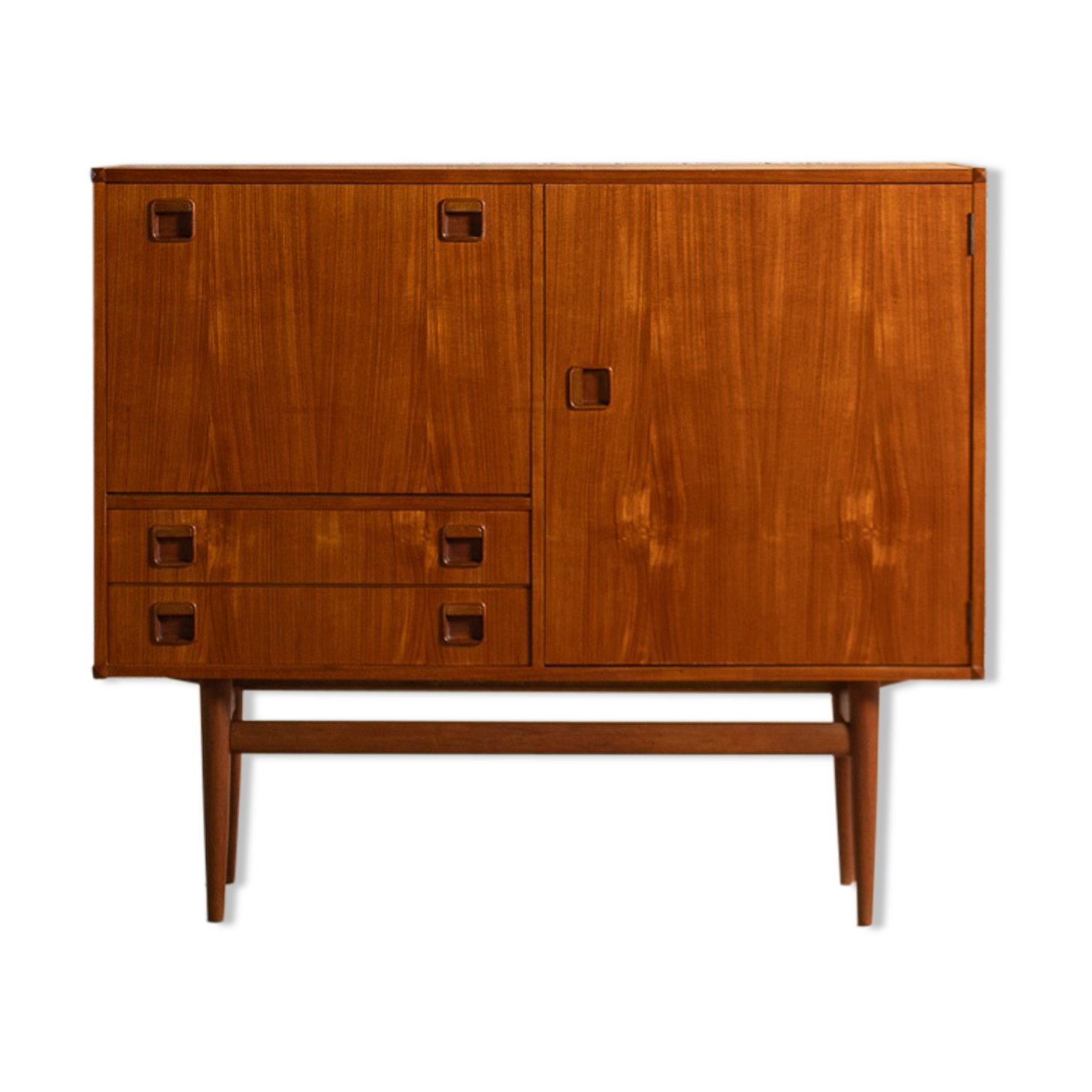Teak buffet with a flap, circa 1960
