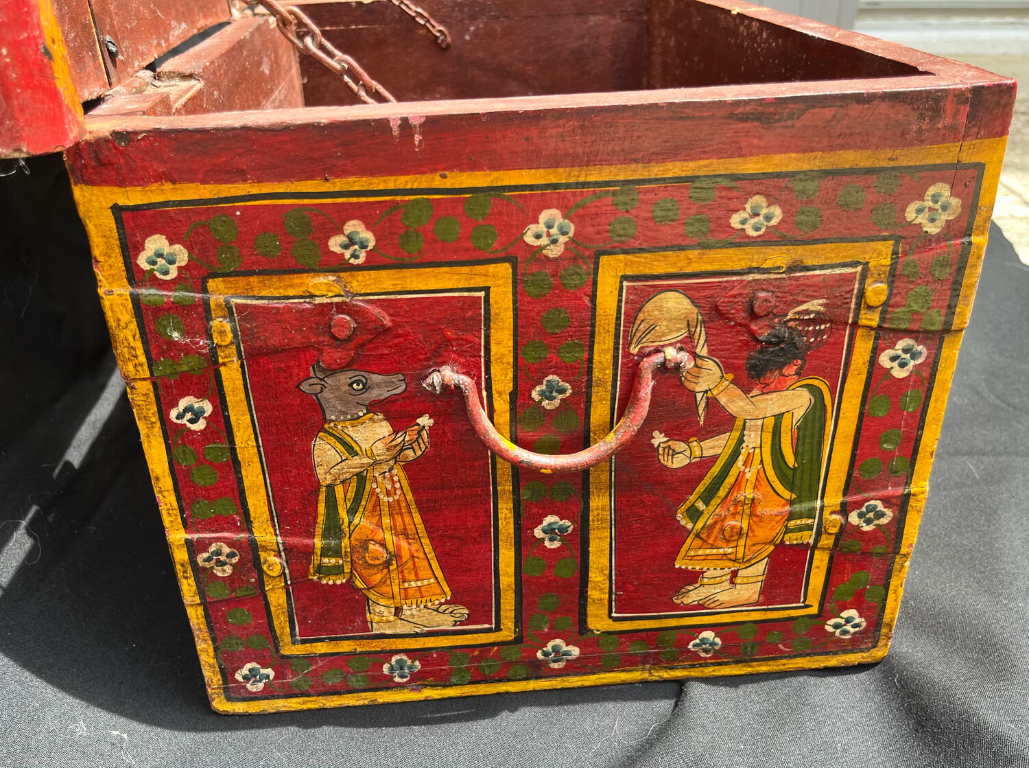 Exotic painted chest