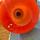 Vintage opaline chandelier ceiling light from the 70s